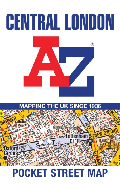 Central London A-Z Pocket Street Map : Detailed and Accurate Iconic Street Map of London-9780008657475
