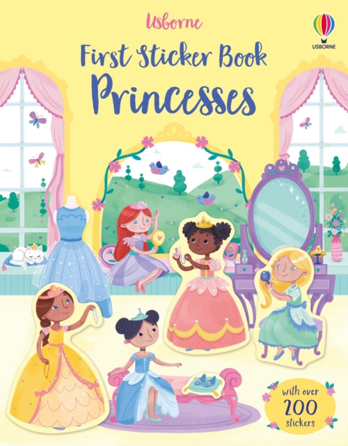 First Sticker Book Princesses-9781474986618