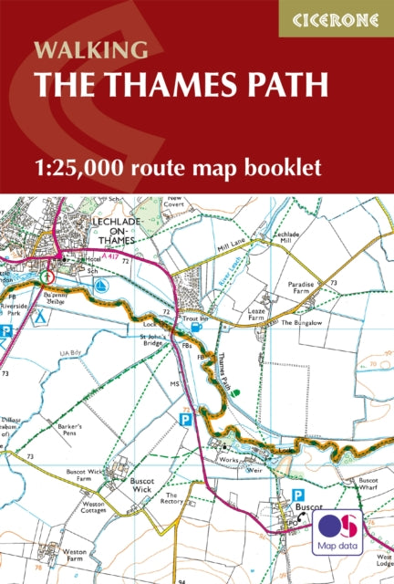 The Thames Path Map Booklet : 1:25,000 OS Route Map Booklet-9781786311498