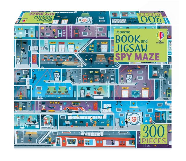 Usborne Book and Jigsaw Spy Maze-9781803705071