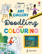 Art Gallery Doodling and Colouring-9781836042310