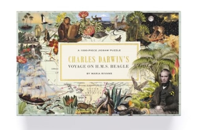 Charles Darwin's Voyage on H.M.S. Beagle : A 1000-Piece Jigsaw Puzzle-9781837760534