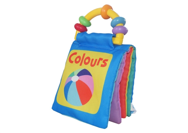 Happy Baby Colours : Rattle and Cloth Book-9781916745285